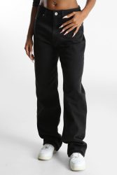 Hugo Blue Elyah Straight Fit Jeans L32 - Black 25/32 Damen