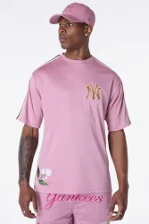 New Era MLB Floral Oversize T-Shirt - Old Rose S Herren