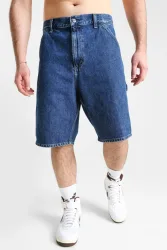 Carhartt WIP Single Knee Jeansshorts - Blue Stone Washed 30 Herren