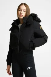 Zavetti Canada Arabella Wattierte Bomberjacke - Jet Black L Kids
