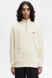 Fred Perry Strickpullover - Offwhite M Herren
