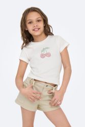Only KOGKIRA T-Shirt - Cloud Dancer 134-140 Kids