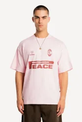 Another Cotton Peace Oversize T-Shirt - Light Pink S Herren