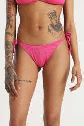 Guess Bikini-Unterteil mit Strass - Striking Fuchsia S Damen