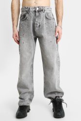 Riches Paris Loose Fit Jeans - Grey Denim 30 Herren