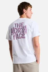 The North Face Drip Logo T-Shirt - White L Herren