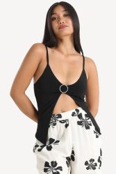 Tally Weijl Crop Trägertop - Black XS Damen