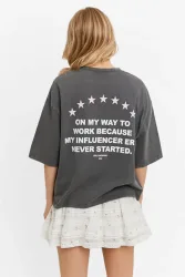 Tally Weijl T-Shirt - Grey Heather M Damen