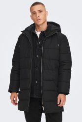 Only & Sons Puffermantel - Schwarz S Herren