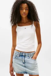 Tommy Jeans Trägertop - Offwhite XS Damen