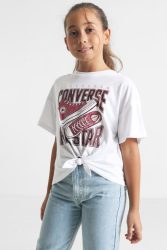 Converse GFX Boxy T-Shirt - White L Kids