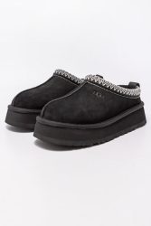 UGG Tazz gefütterte Plateau Slipper - Black EU39 Damen
