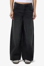 Noisy May NMKETTIE Wide Leg Jeans L32 - Black Denim 25/32 Damen