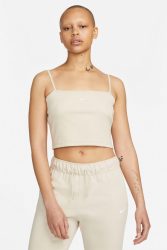 Nike Geripptes Crop Trägertop - Sanddrift XS Damen