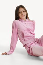 Juicy Couture Samt Jacke - Pinky Lilac Chiffon 12 Kids
