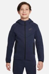 Nike Sportswear Tech Fleece Kapuzensweatjacke - Obsidian Heather M Kids