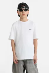 Boss T-Shirt - White + Black 12 Kids