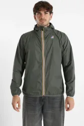 K-Way Le Vrai 3.0 Claude Windbreaker - Green Blackish L Herren