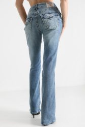 True Religion Becca Bootcut Jeans - Blue Washed 26 Damen