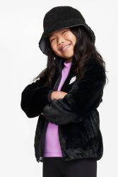 Nike Kids Kunstpelzjacke - Black 3y
