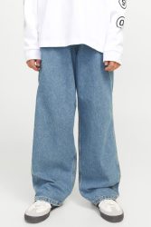 Jack & Jones Junior Alex Carpenter Baggy Fit Jeans - Blue Denim 152 Kids