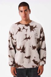 Project X Paris Hairy Strickpullover - Stone + Brown L Herren