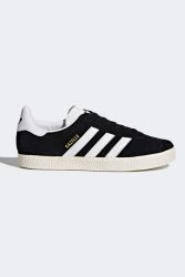 Adidas Originals Gazelle Sneaker - Core Black + Footwear White + Gold Metallic EU36 2/3 Kids