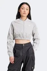 Adidas Originals Teamgeist Crop Trainingsjacke - Grey Two S Damen