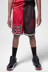 Jordan Play Off Game Mesh Shorts - Gym Red + Black S Kids