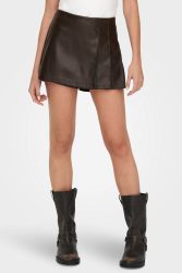 Only Kunstleder Skort - Delicioso S Damen