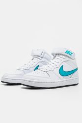 Nike Court Borough 2 Sneaker - White + Aquamarine + Black EU37.5 Kids