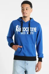 Boxeur des Rues Kapuzensweatshirt - Cobalt Blue M Herren