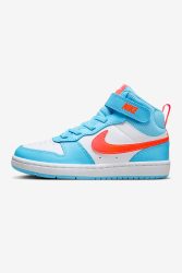 Nike Court Borough 2 Kids Sneaker - Aquarius Blue + Total Orange EU29.5