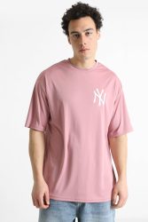 New Era T-Shirt - Old Rose S Herren