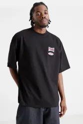 Pegador Keyes Terry Boxy T-Shirt - Washed Black L Herren