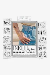 INKED by Dani Bad Babe Selbstklebende Tattoos - Black Einheitsgroesse Damen