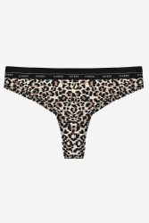Guess Jane String - Leopard + Pink S Damen