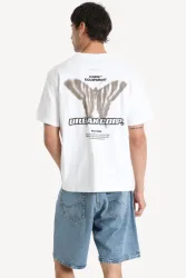 Jack & Jones JCORECHARGE Oversize T-Shirt - Bright White M Herren