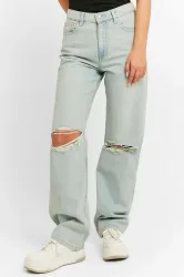 Tally Weijl Straight Leg Jeans - Light Blue 32 Damen