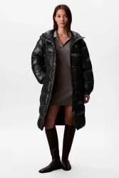 Calvin Klein Jeans Puffermantel - Black M Damen