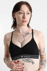 Emporio Armani Bralette - Black S Damen