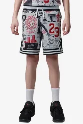 Jordan Diamond Mesh Shorts - Neutral Grey S Kids