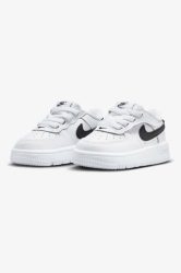 Nike Force 1 EasyOn Baby Sneaker - White + Black EU17