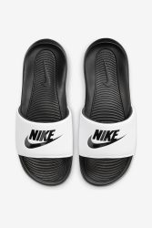 Nike Victori One Pantoletten - Weiss + Schwarz EU41 Herren