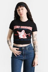 True Religion Anniversary Crop T-Shirt - Black XS Damen