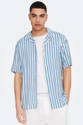 Only & Sons Hemd - Mountain Spring + White S Herren