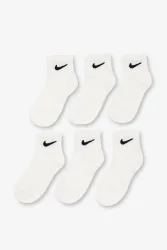 Nike Sechserpack Socken - Weiss EU23.5-27