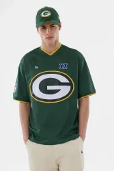 New Era Mesh Oversize T-Shirt - Cilantro Green L Herren