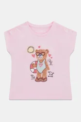 Guess Kids T-Shirt - Taffy Rose 3y