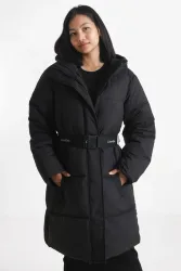 Calvin Klein Jeans Puffermantel - Black XS Damen
